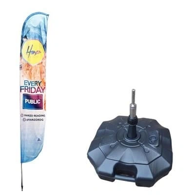  Large - Feather - Flag - With - Water - Fillable - Base