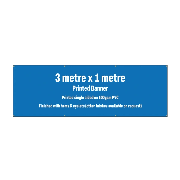  3m - X - 1m - Printed - Banner - 01